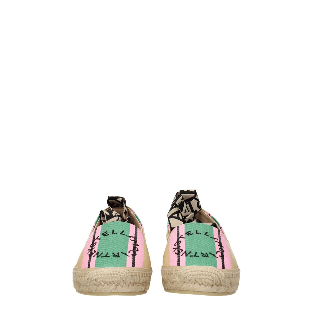 Multicolor Fabric Espadrilles