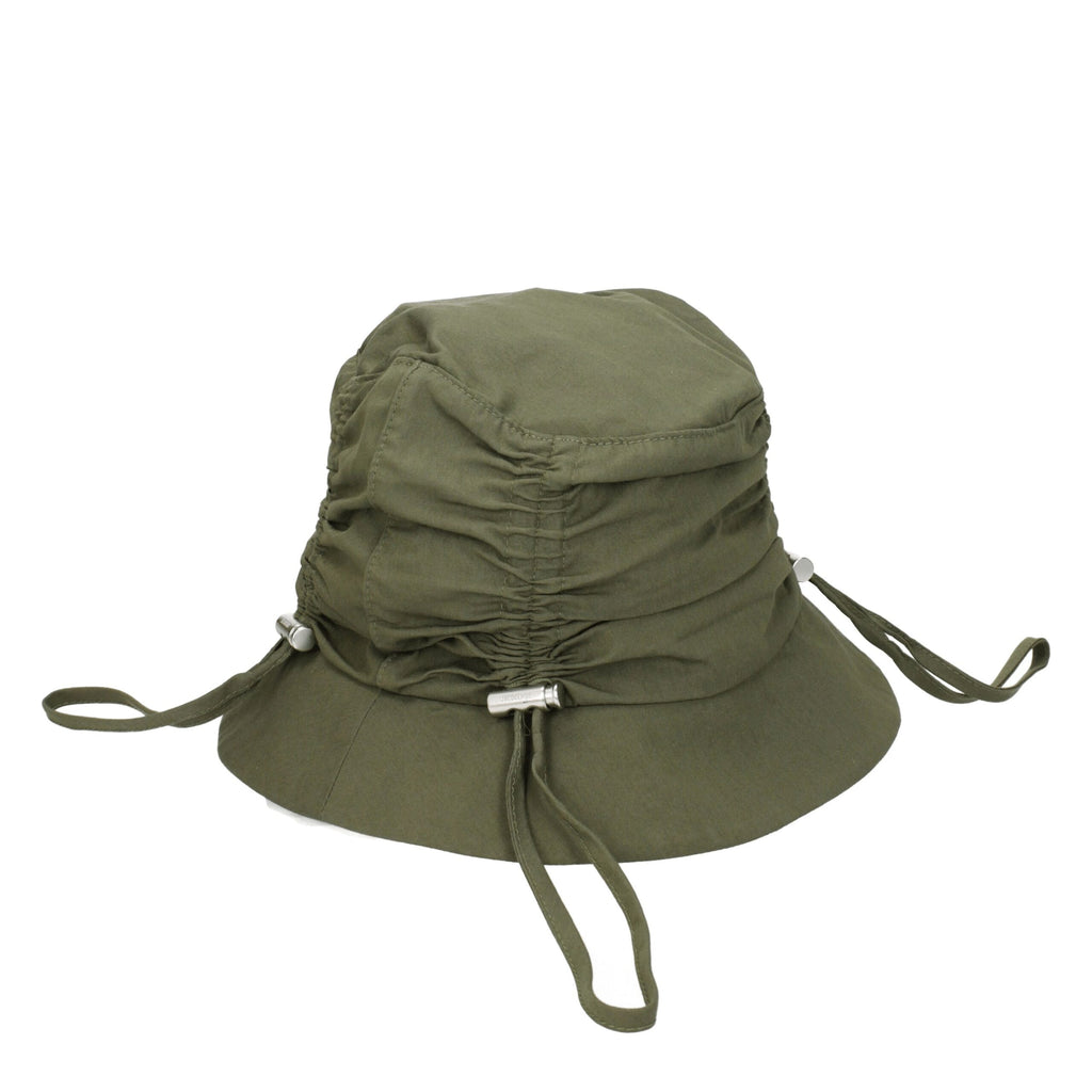 Green Cotton Bucket Hat