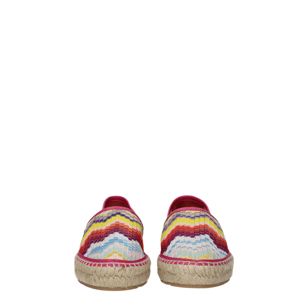 Multicolor Fabric Espadrilles
