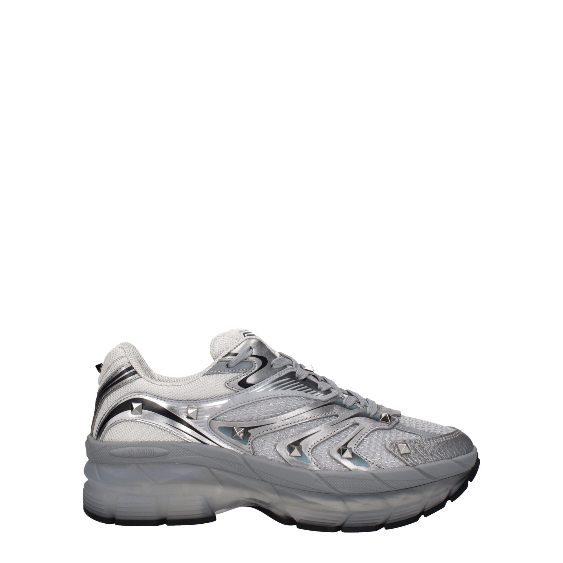 Gray Fabric Athletic Sneakers