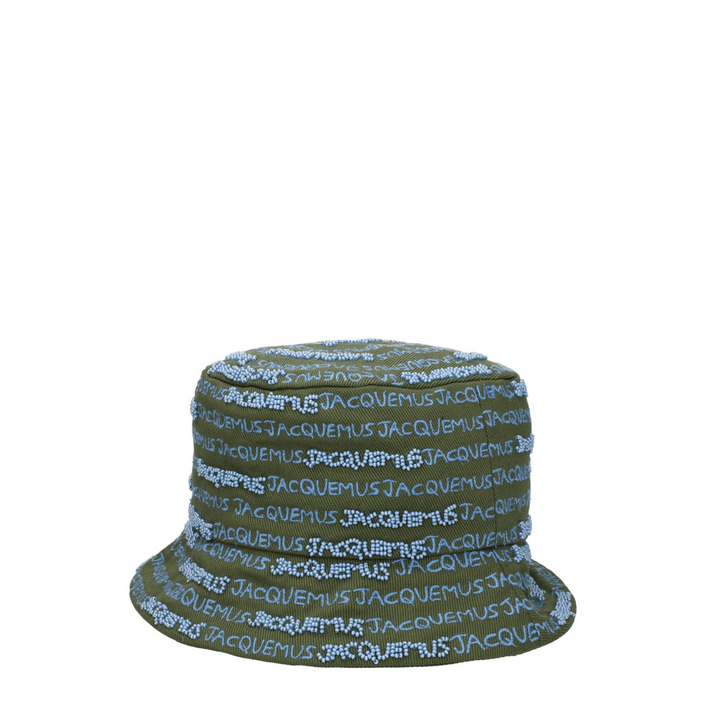 Green Cotton Bucket Hat