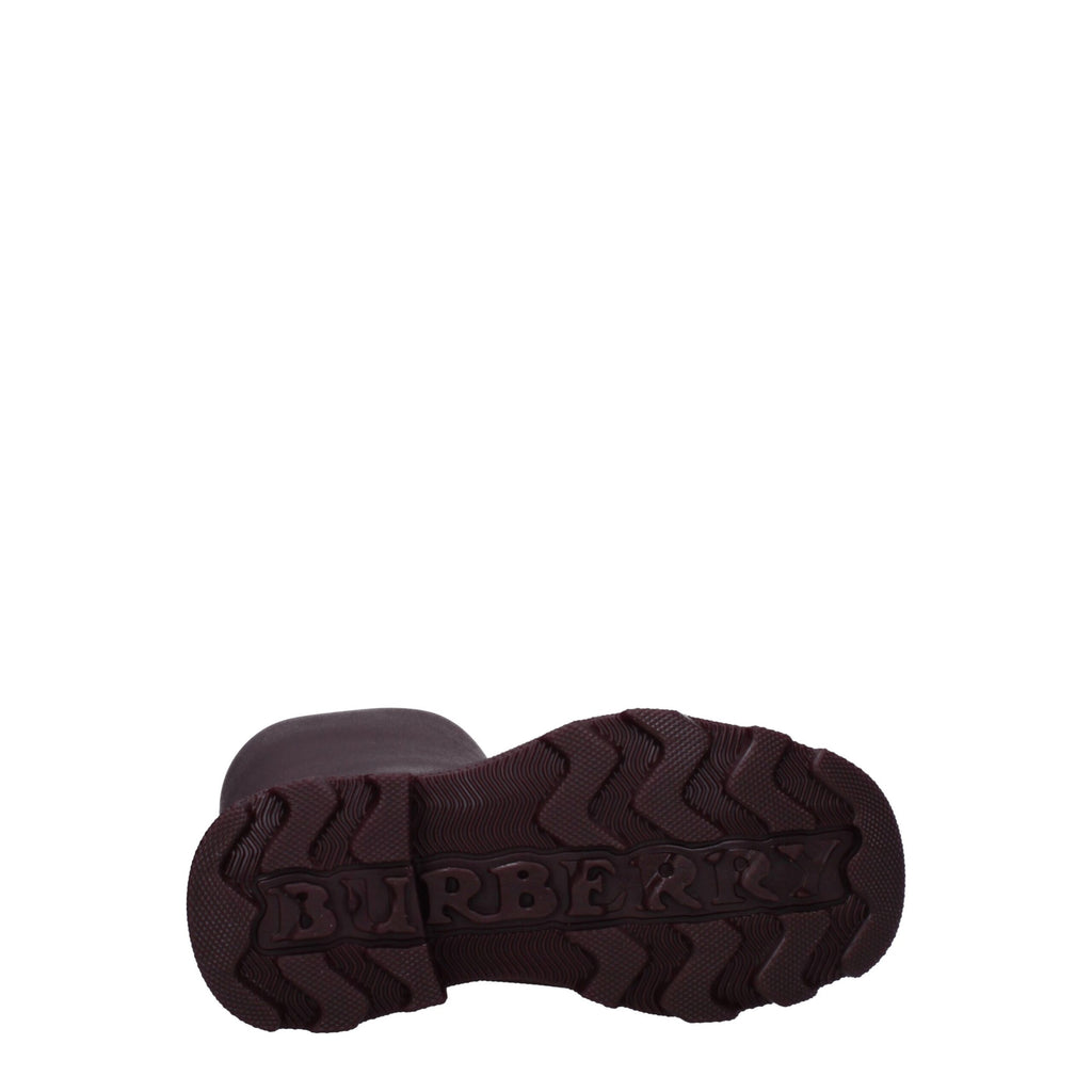 Red Cotton Rain Boots