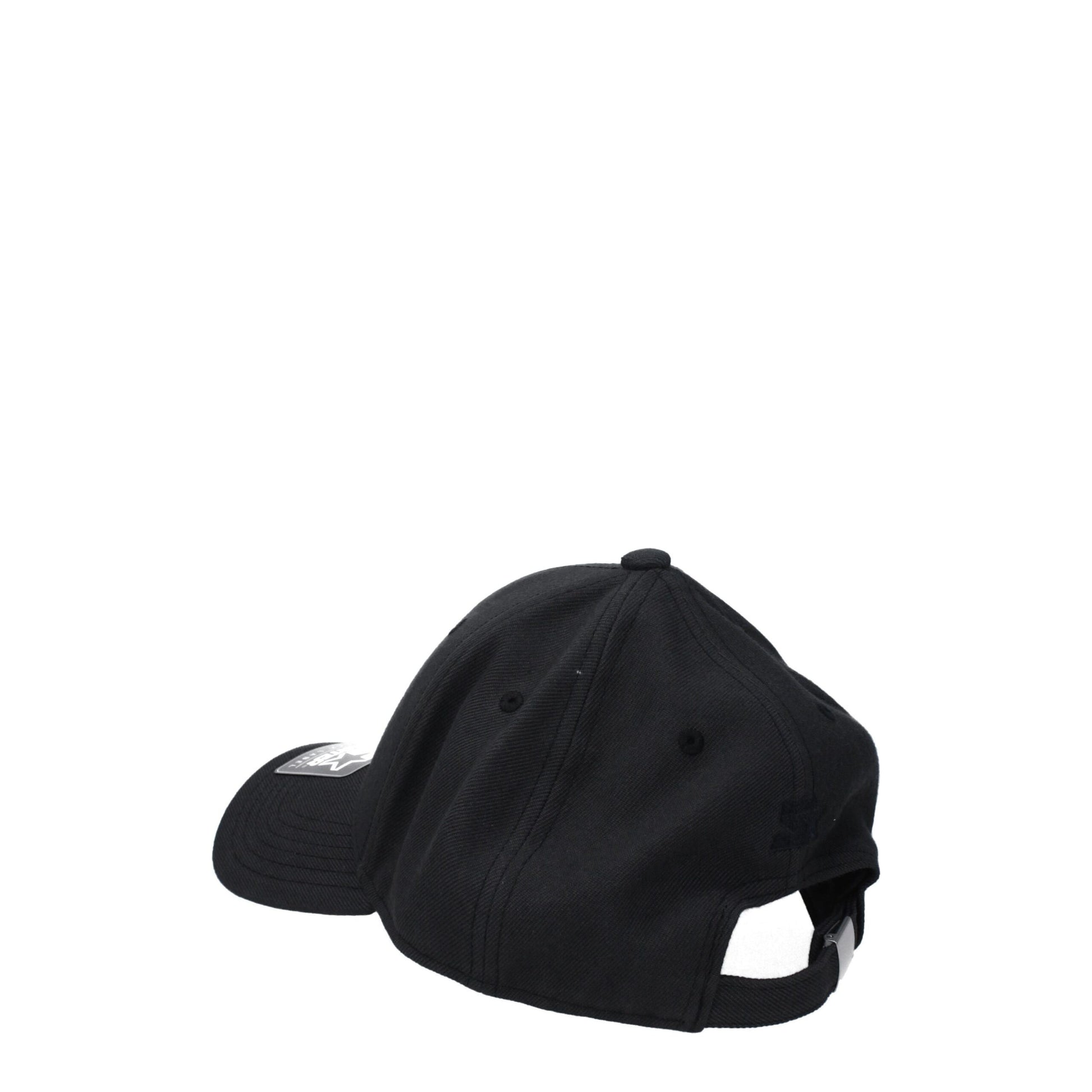 Black Marabou Cap (Baseball Hat)