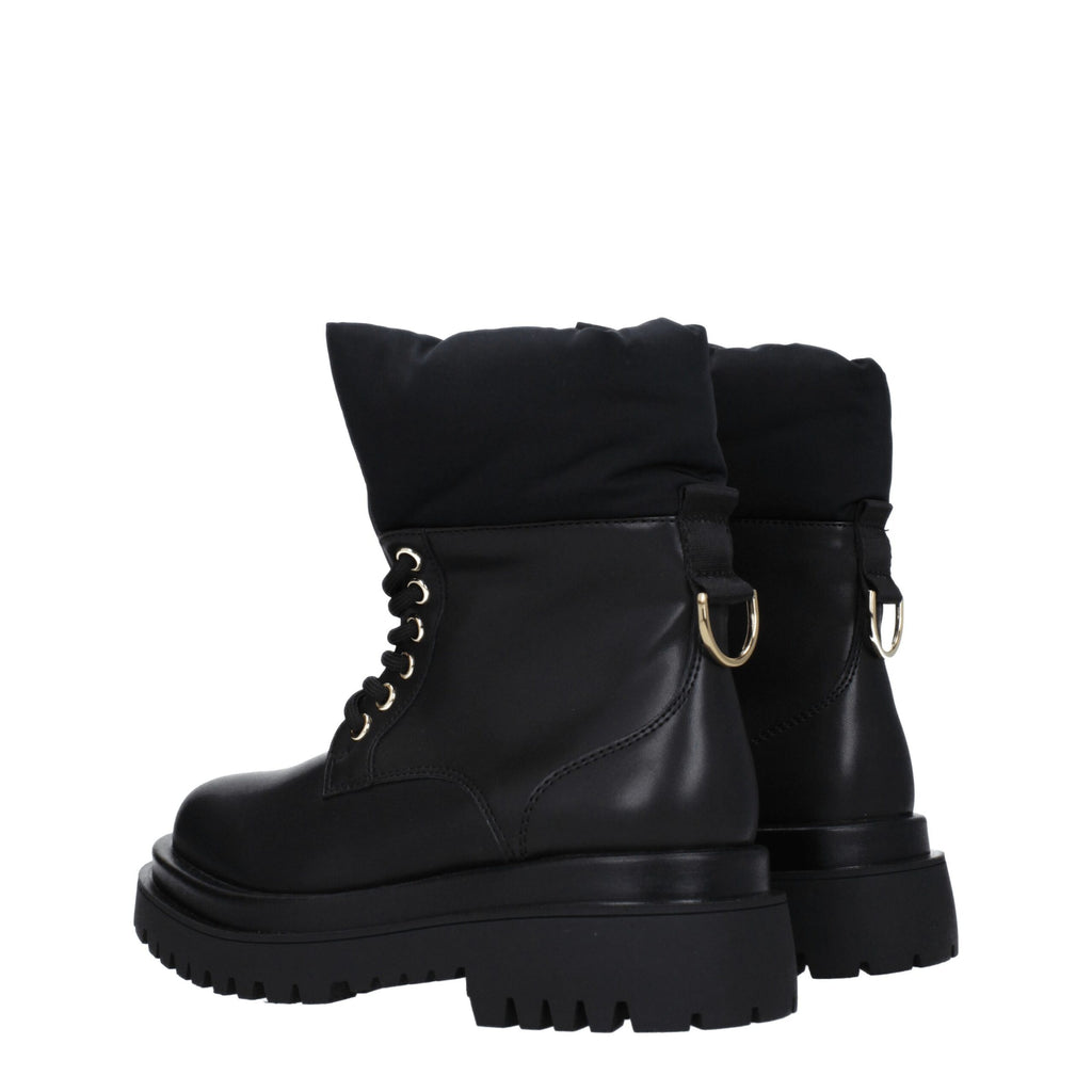Black Polyethylene Ankle Boots