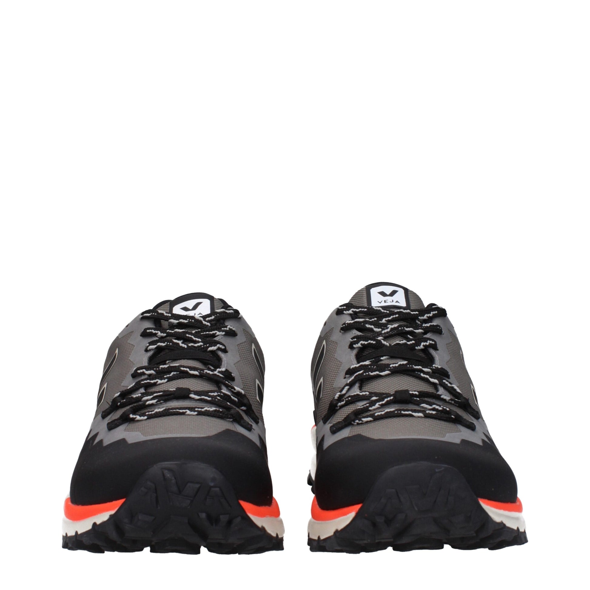 Gray Fabric Athletic Sneakers