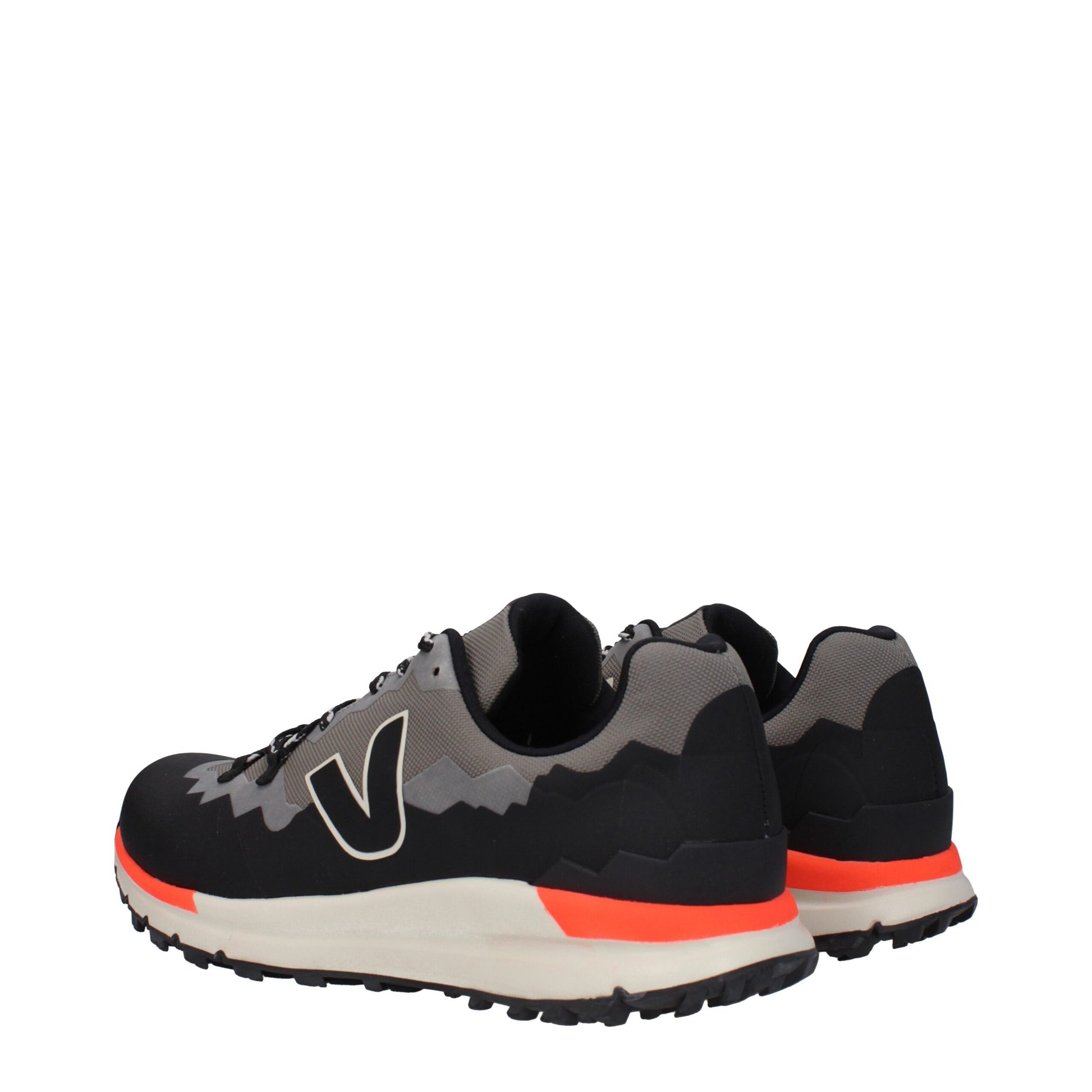 Gray Fabric Athletic Sneakers