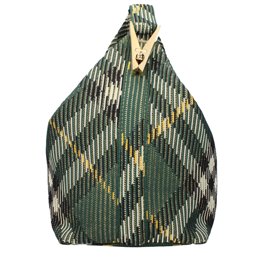 Green Fabric Handbag