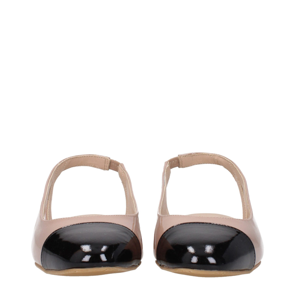 Pink Leather Ballet Flats