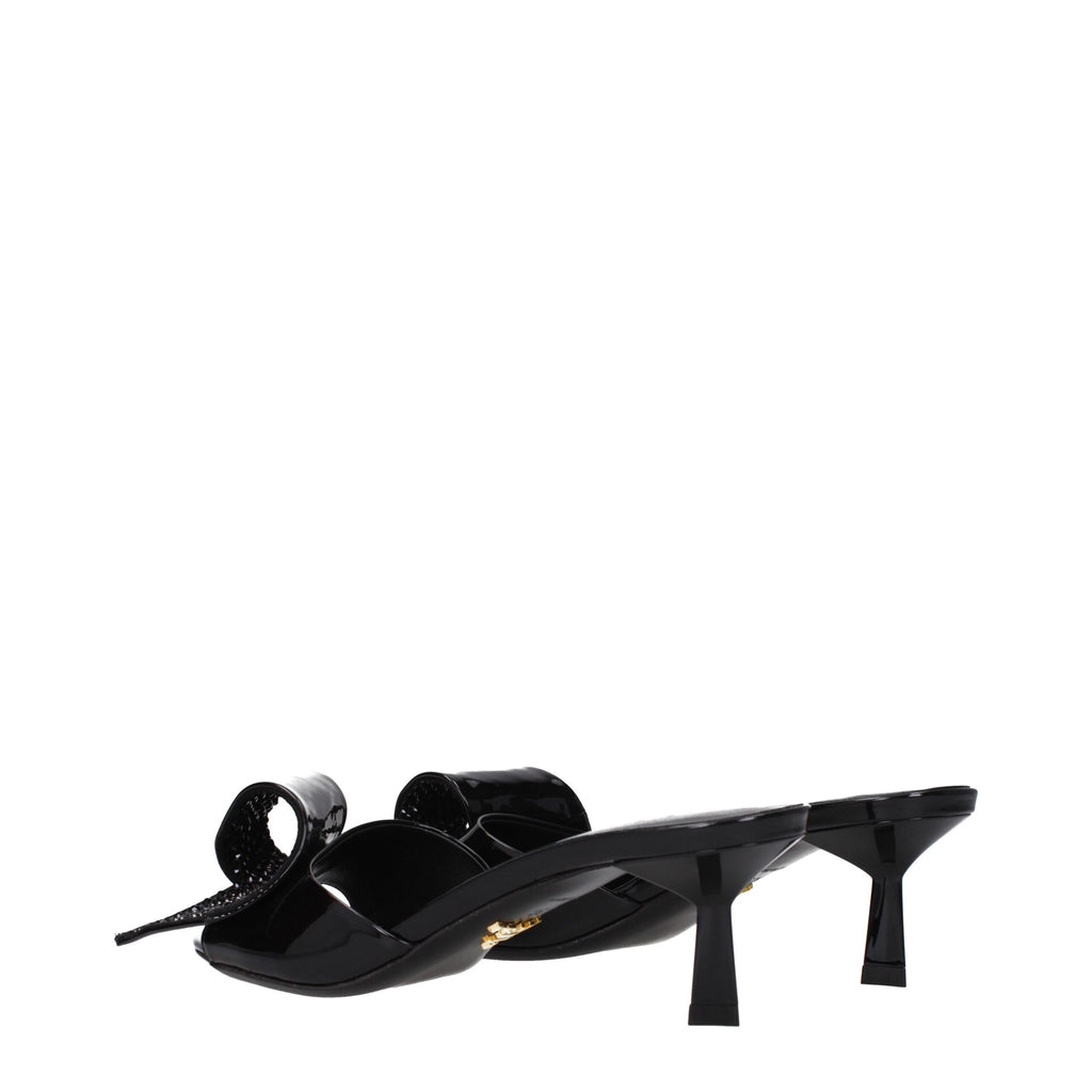 Black Leather Sandals