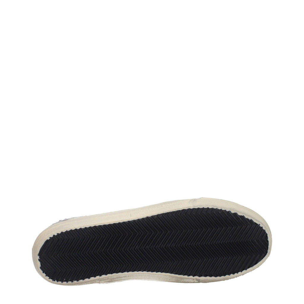 White Leather High Top Sneakers