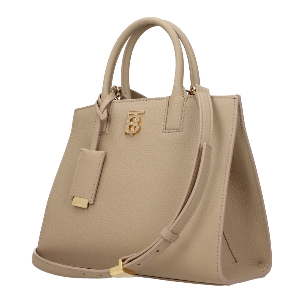 Beige Leather Handbags