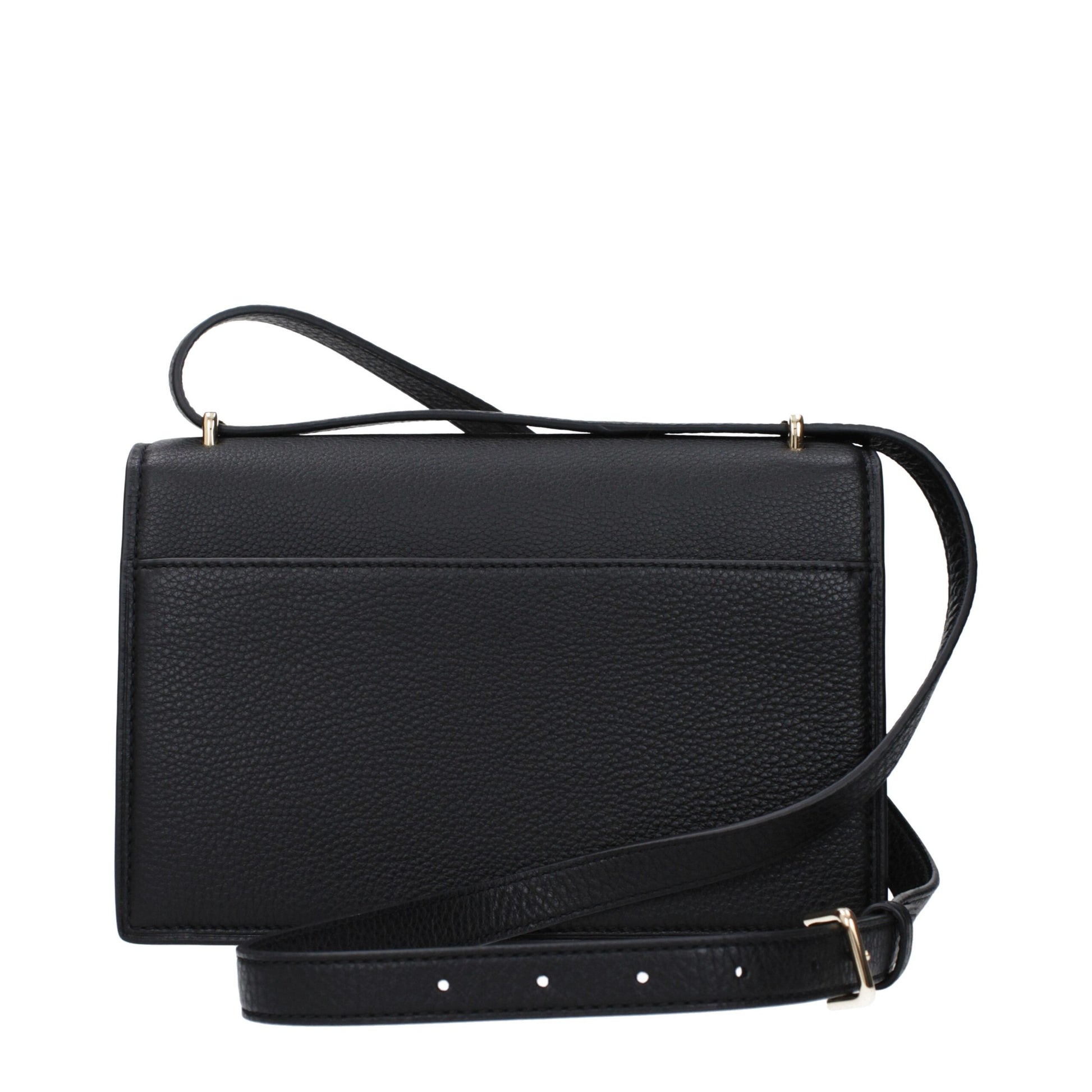 Black Leather Crossbody Bag