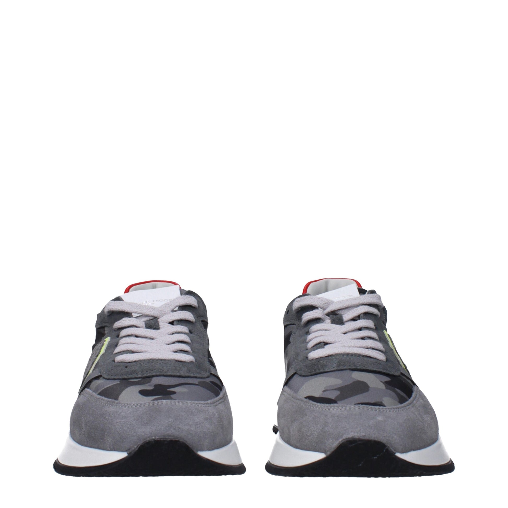 Gray Fabric Sneakers