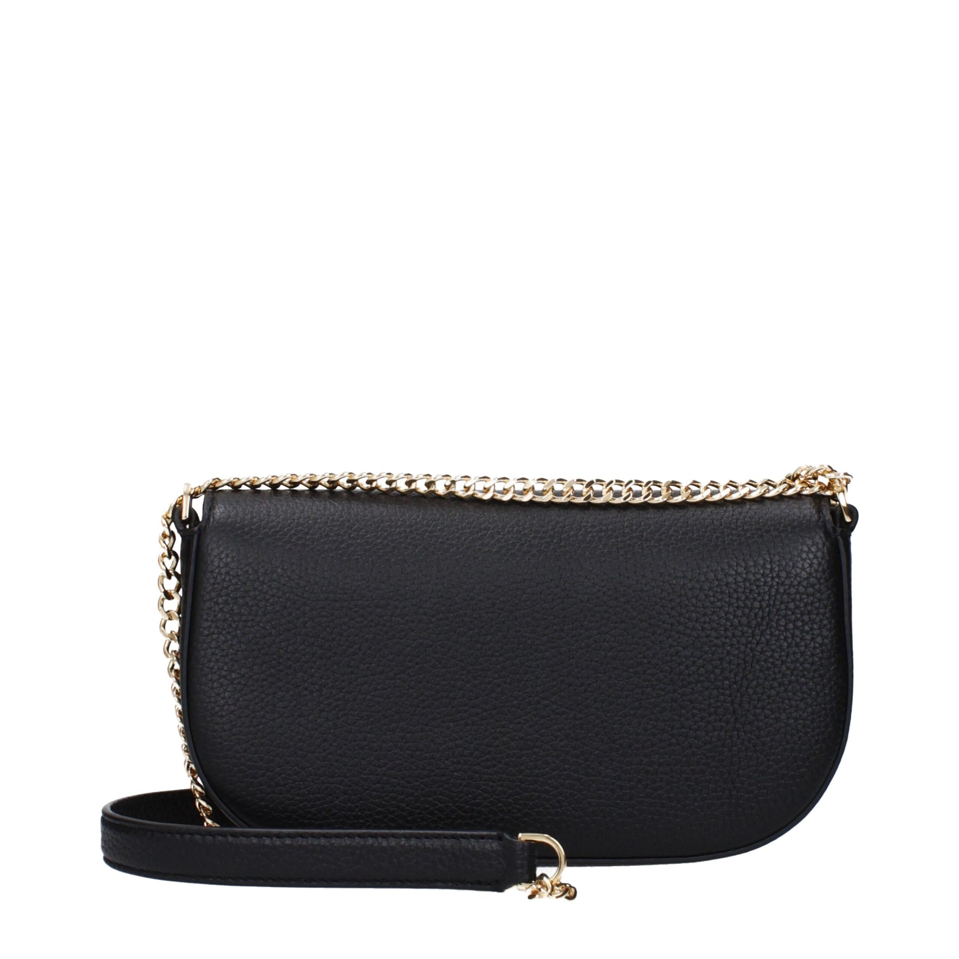 Black Leather Crossbody Bag