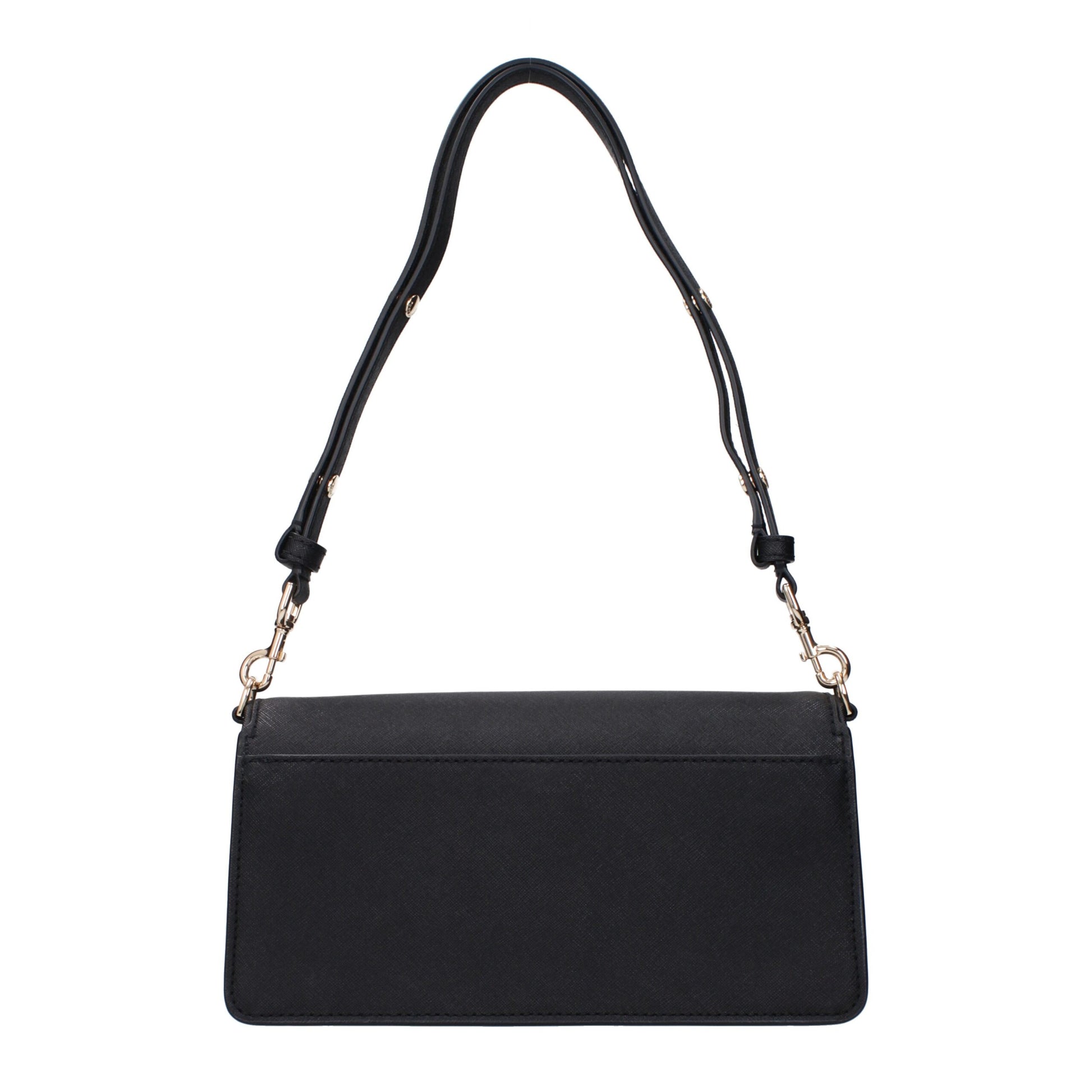 Black Leather Shoulder Bag
