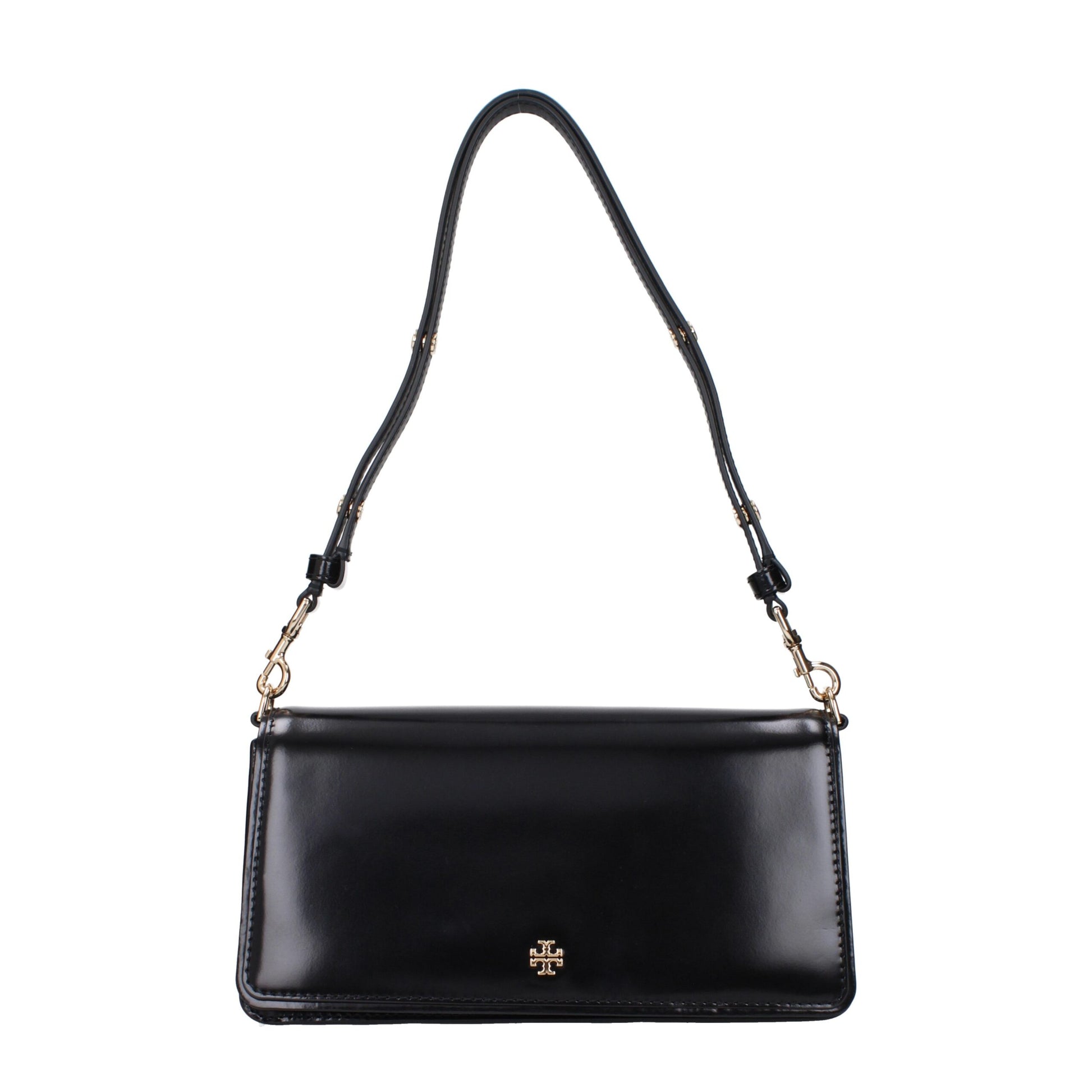 Black Leather Shoulder Bag