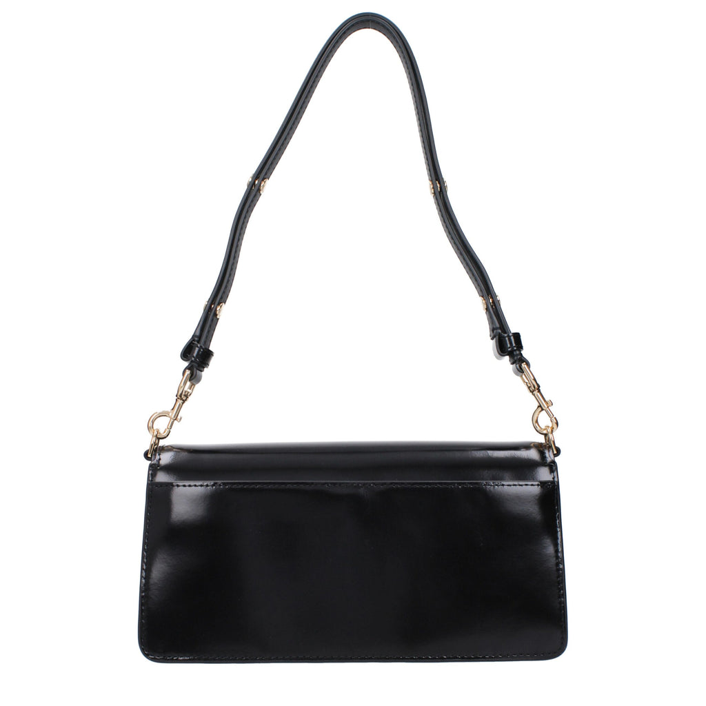 Black Leather Shoulder Bag