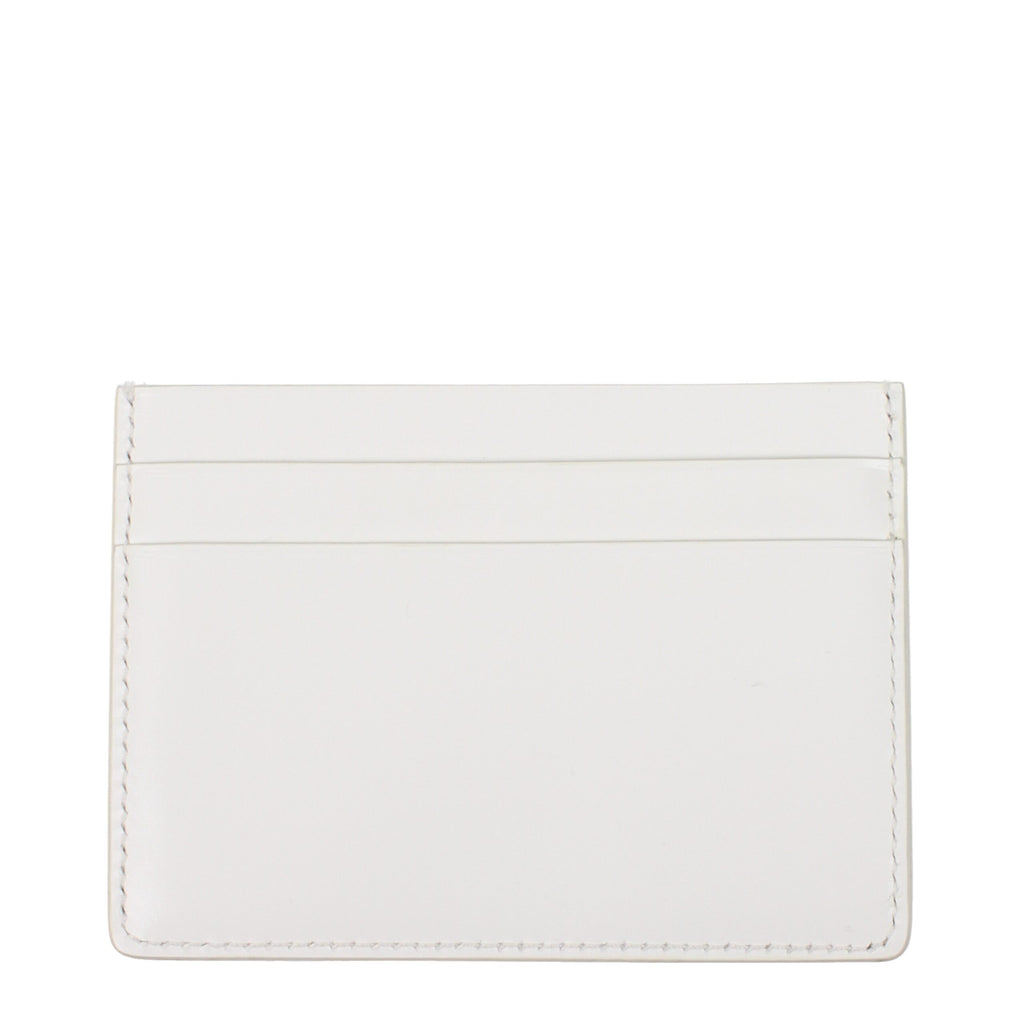 White Leather Cardholder