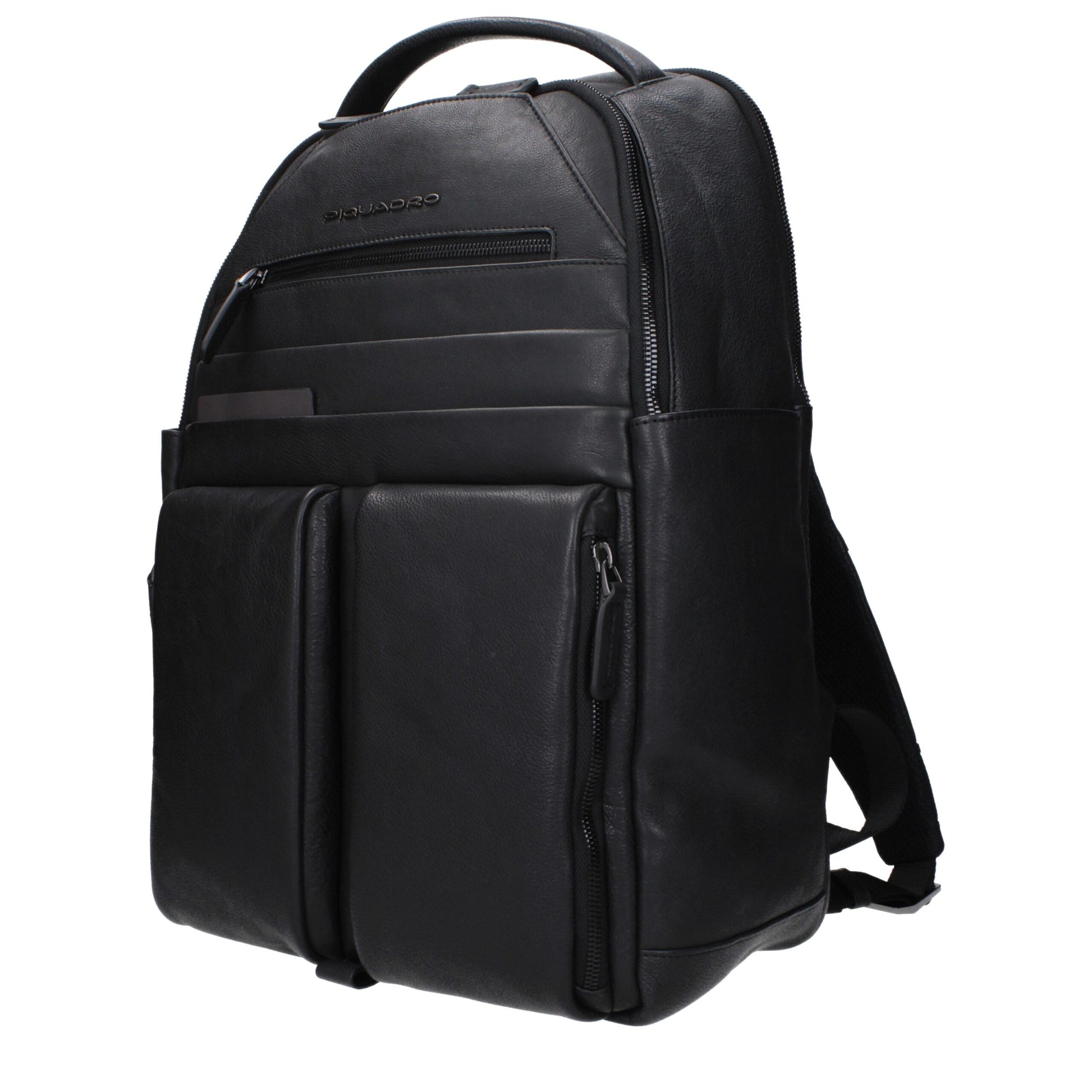 Black Leather Backpack