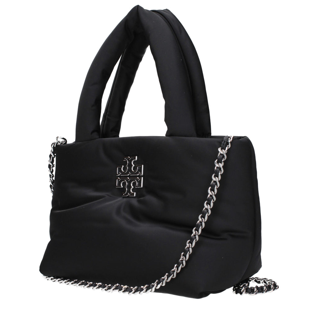Black Fabric Handbag