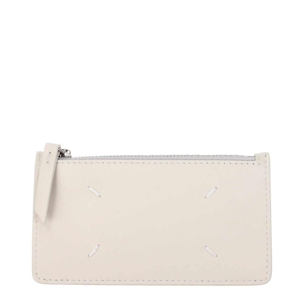 Beige Leather Wallet