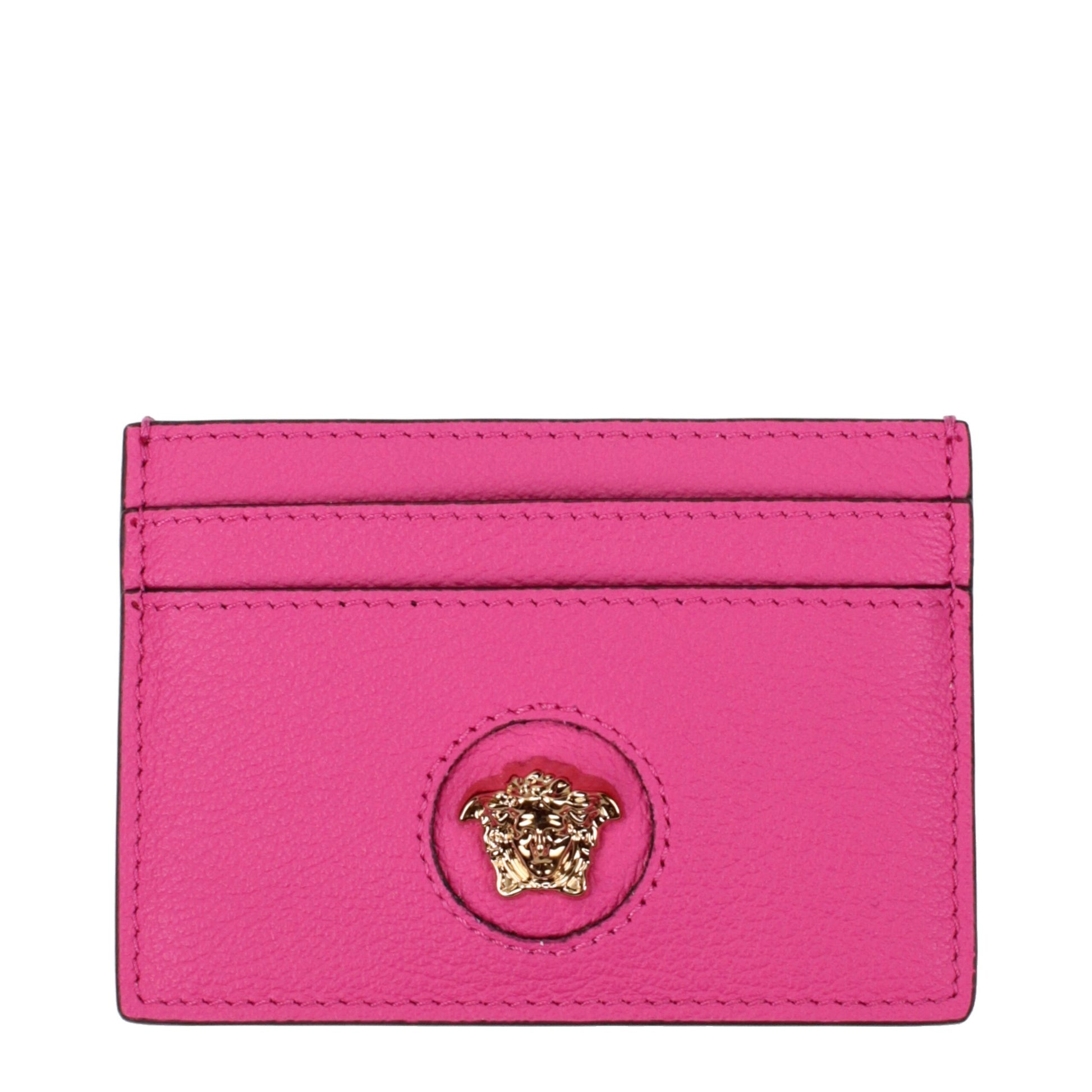 Pink Leather Cardholder