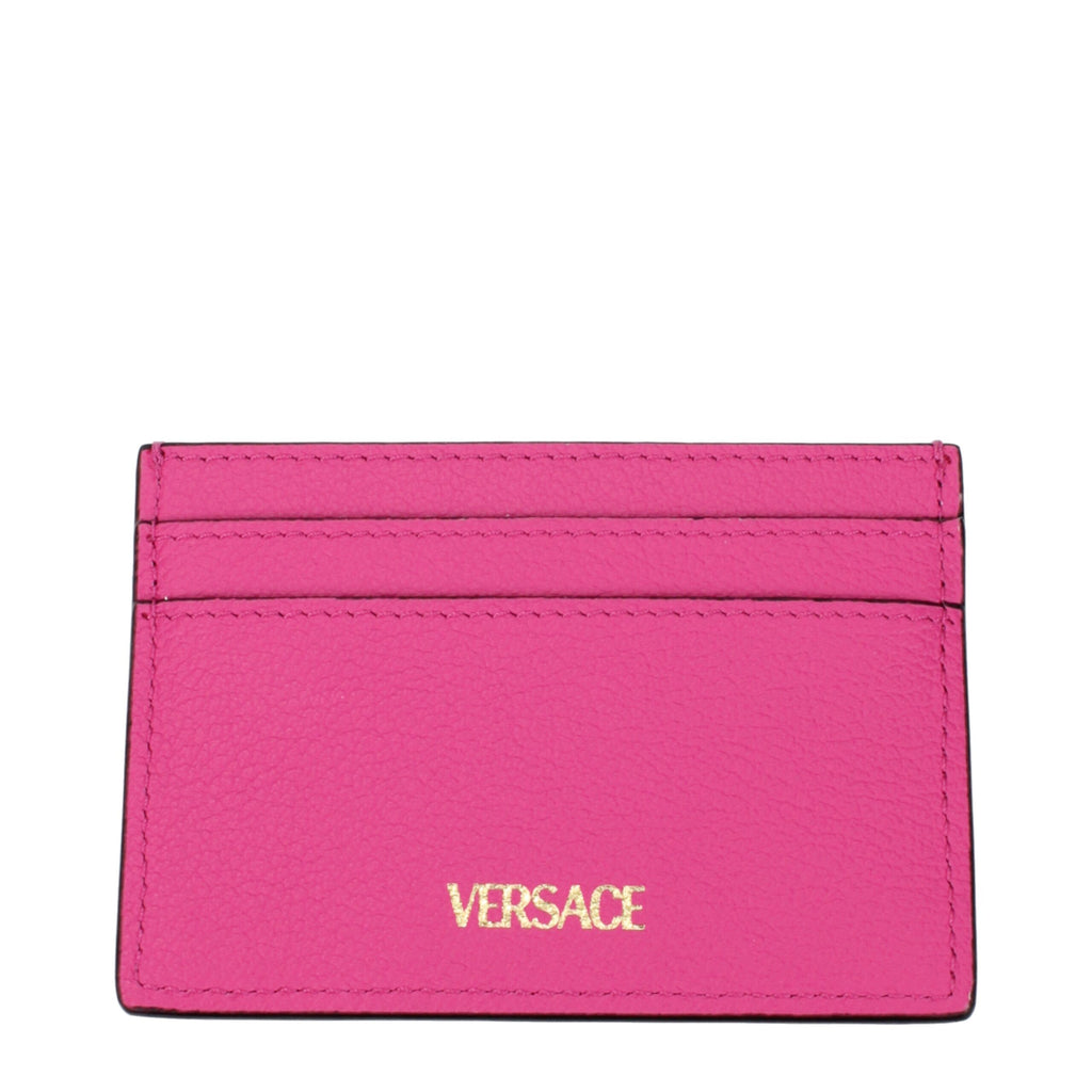 Pink Leather Cardholder