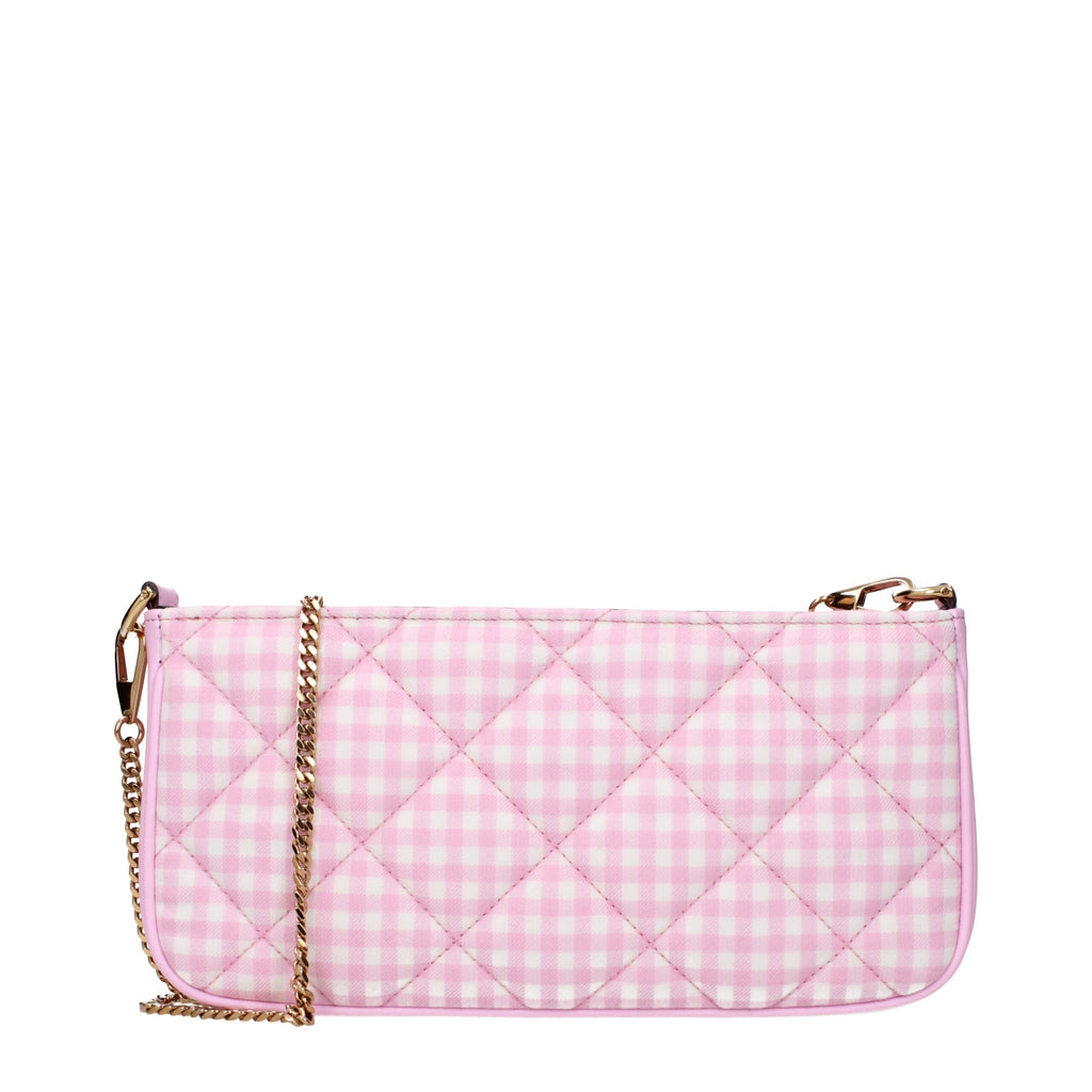 Pink Fabric Shoulder Bag