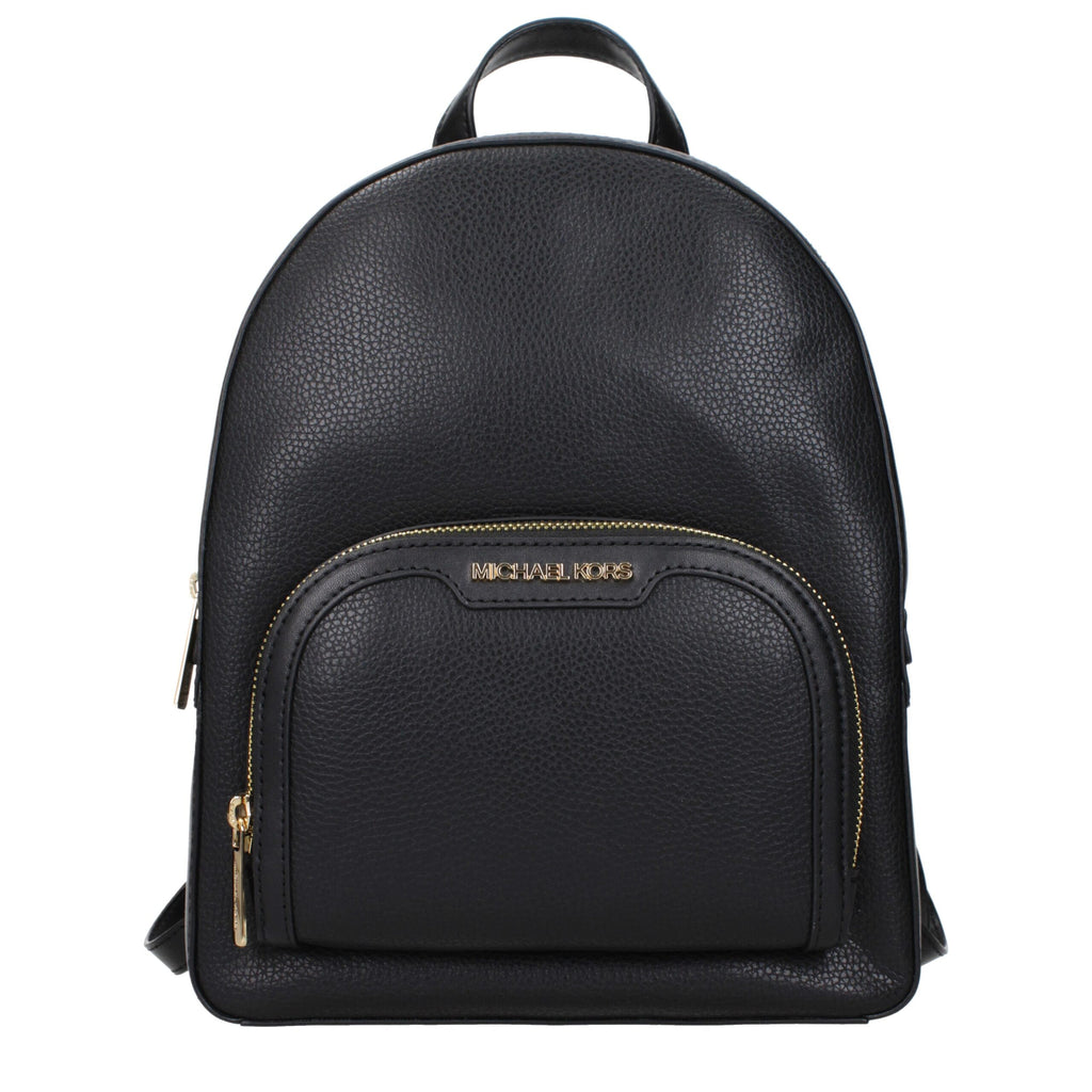 Black Leather Backpack