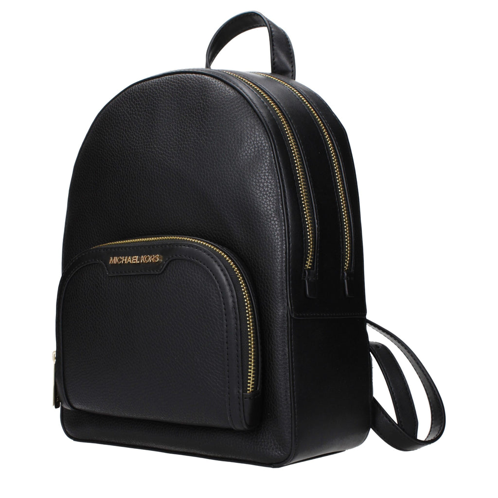Black Leather Backpack