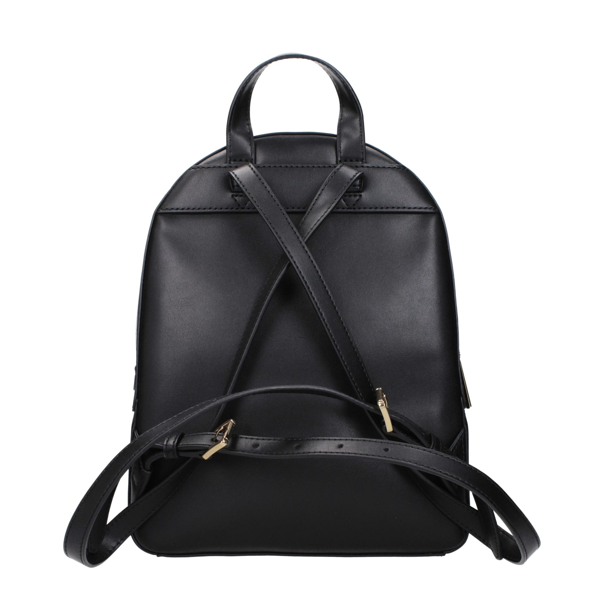 Black Leather Backpack