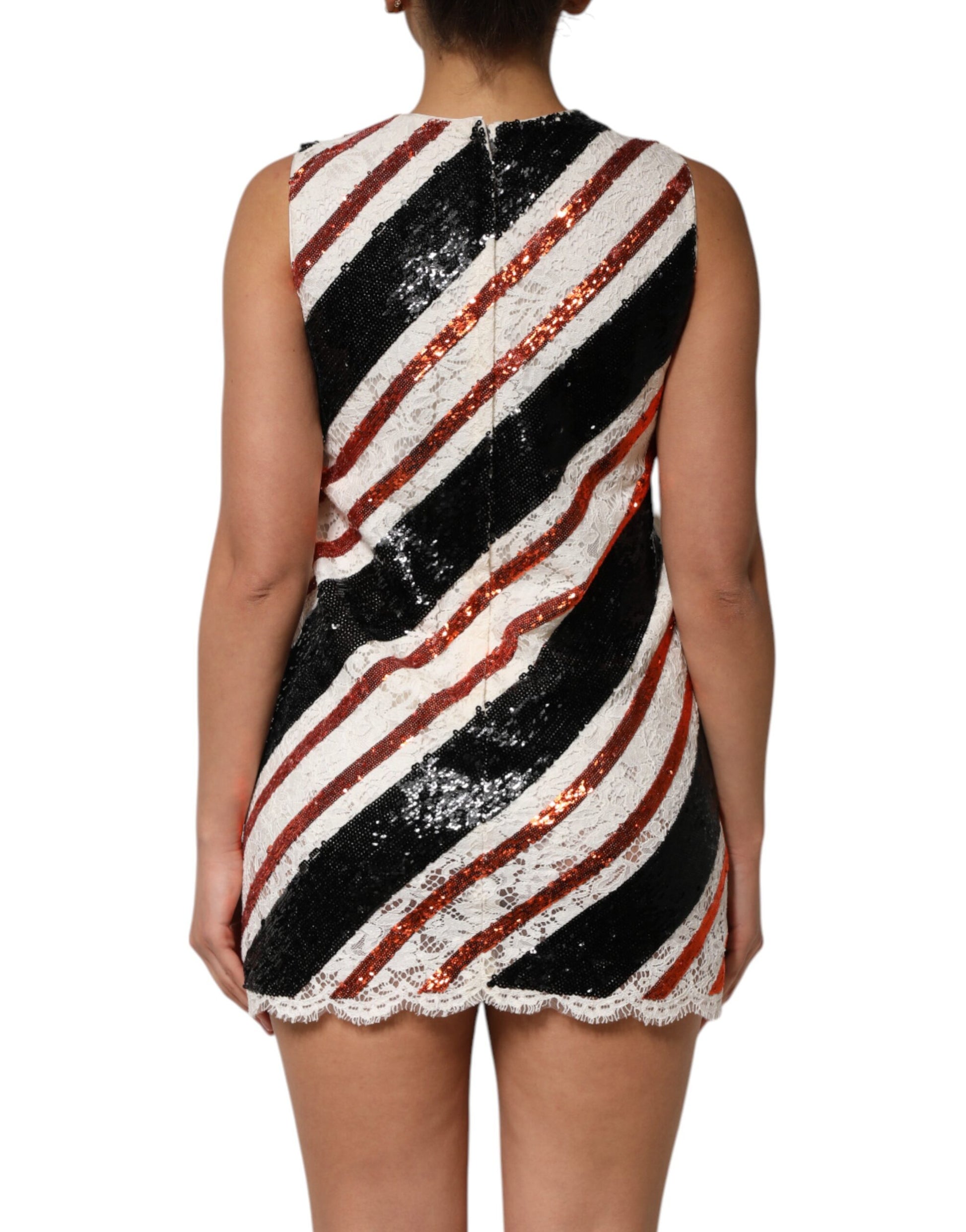 Multicolor Sequin Embellished Shift Dress