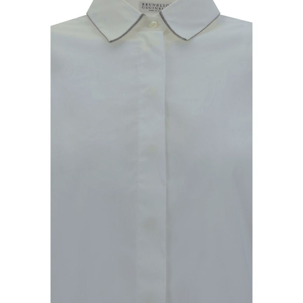 White Cotton Dress Shirt