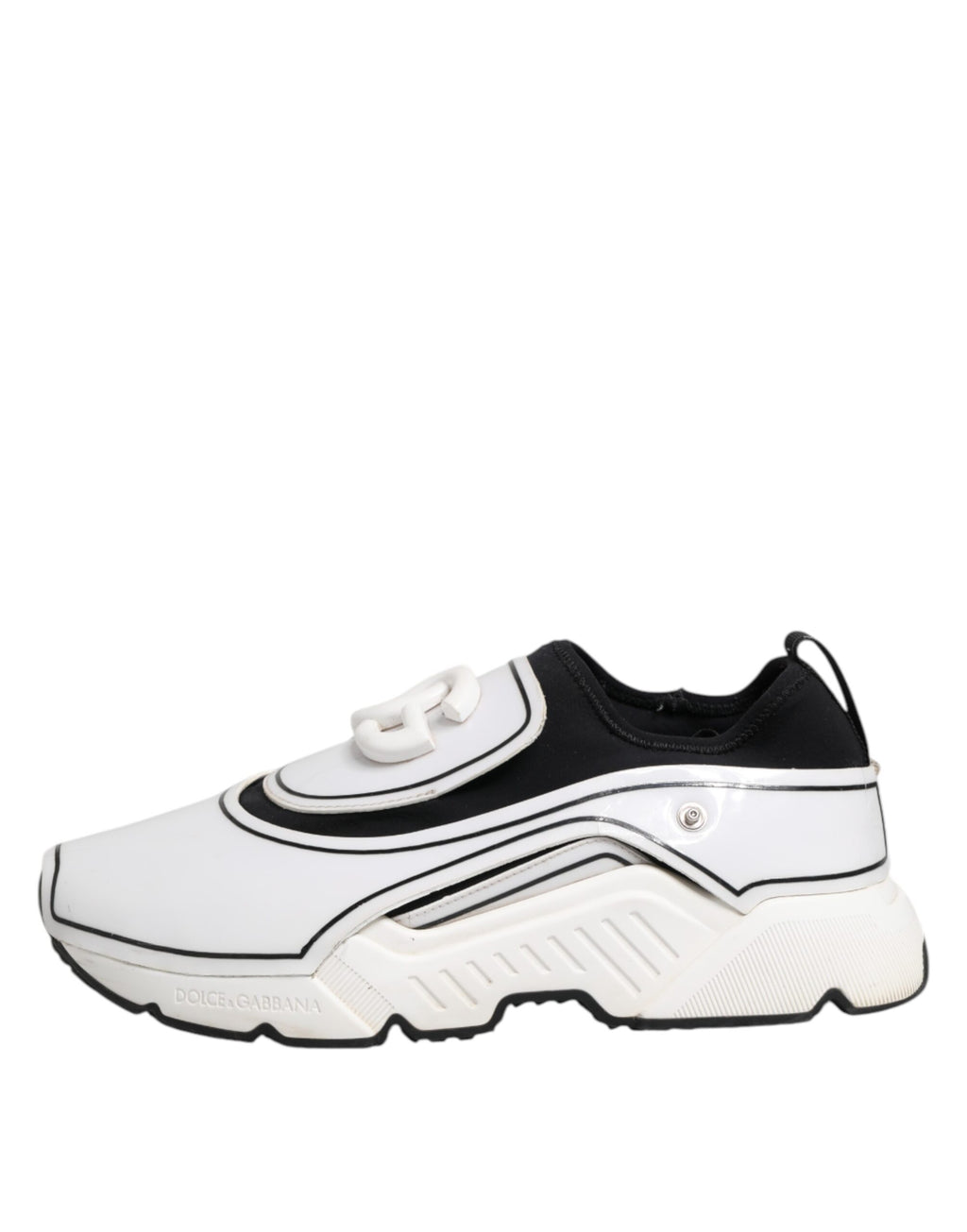 White Black Logo Plaque Daymaster Men Sneakers Shoes