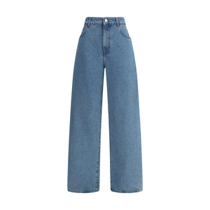 Blue Cotton Relaxed Fit Jeans