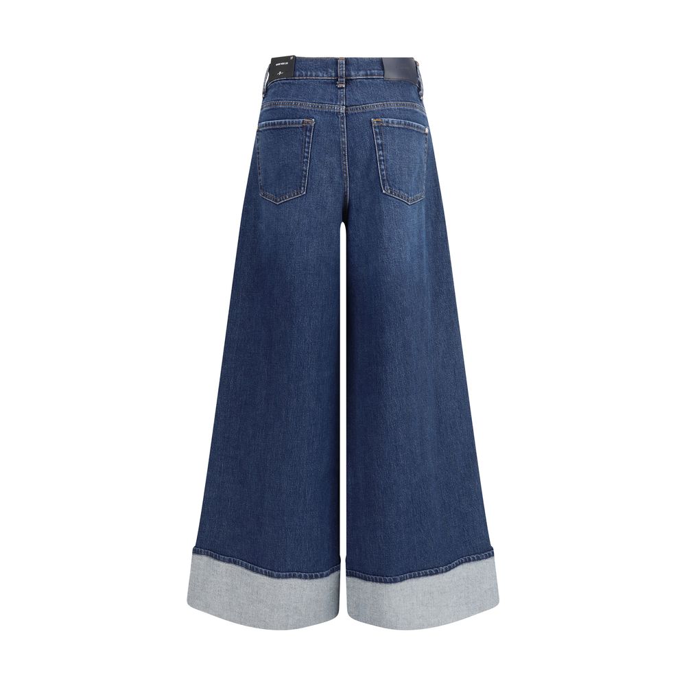 Blue Cotton Jeans Denim