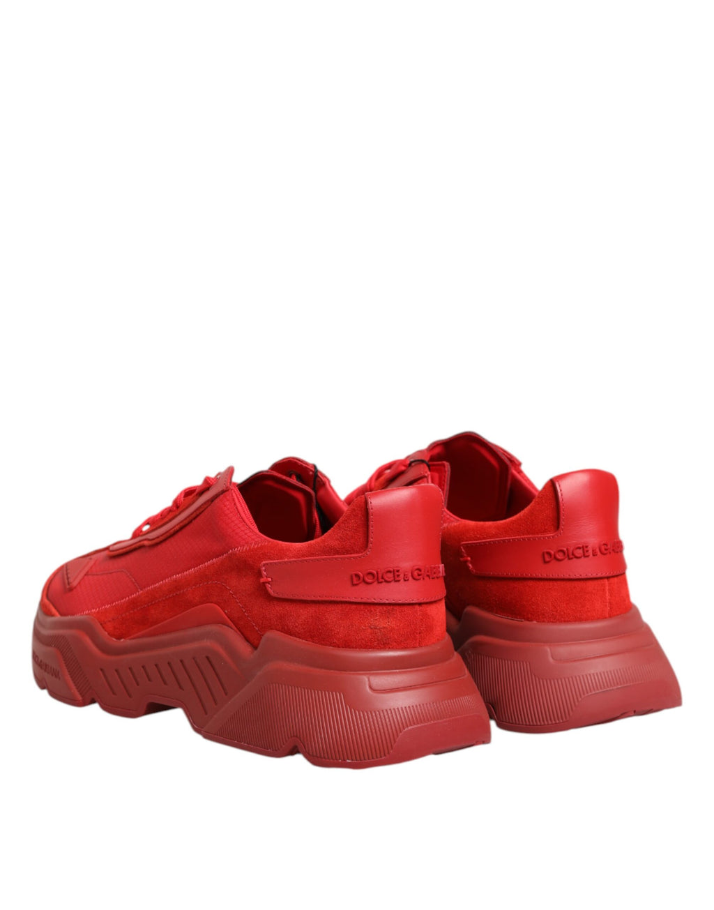 Red Leather Daymaster Low Top Sneakers Shoes