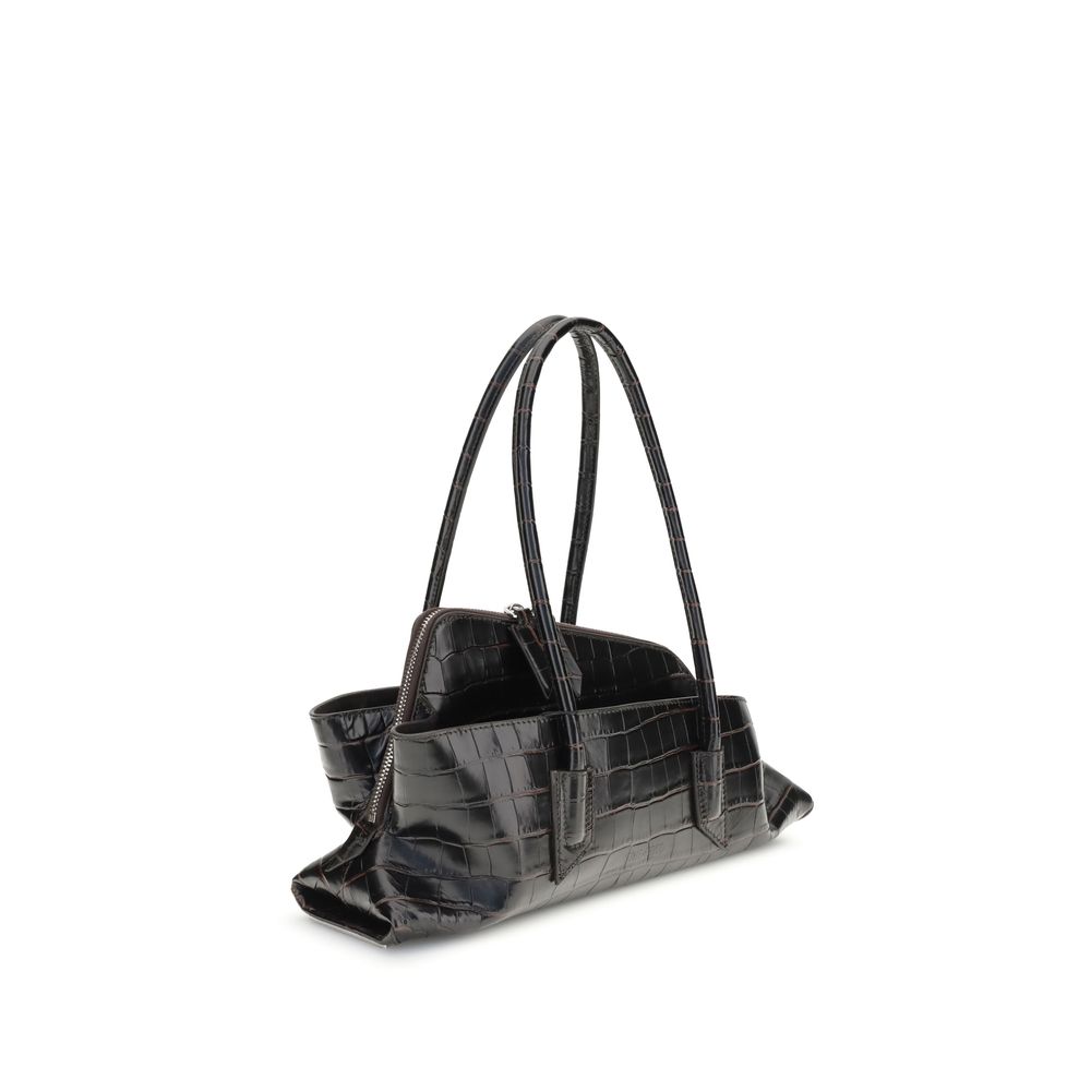Black Calf Leather Bos Taurus Shoulder Bag