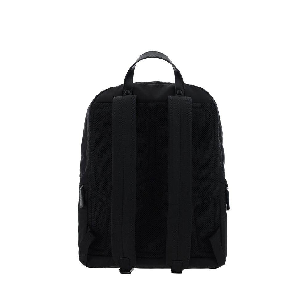 Black Nylon Backpack