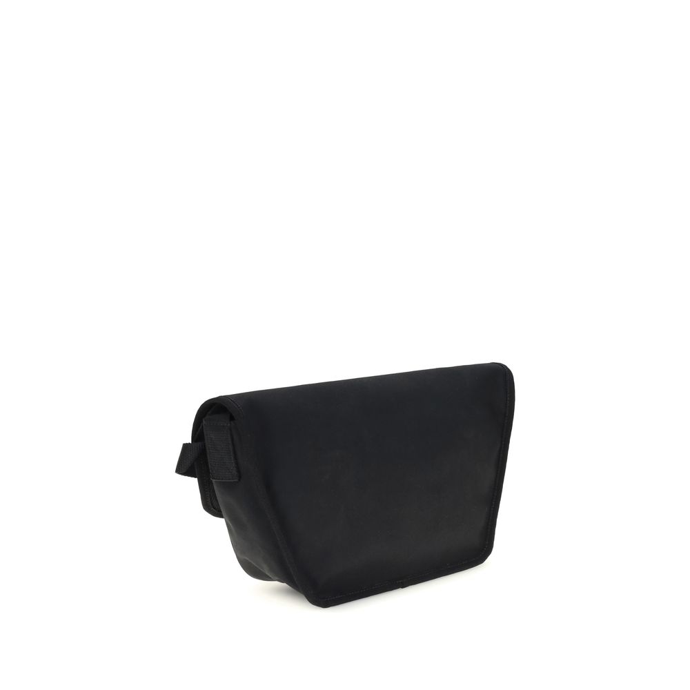 Black Polyamide Shoulder Bag