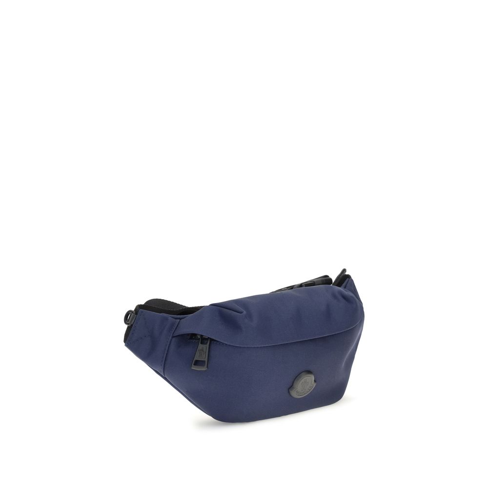 Blue Nylon Clutch Bag