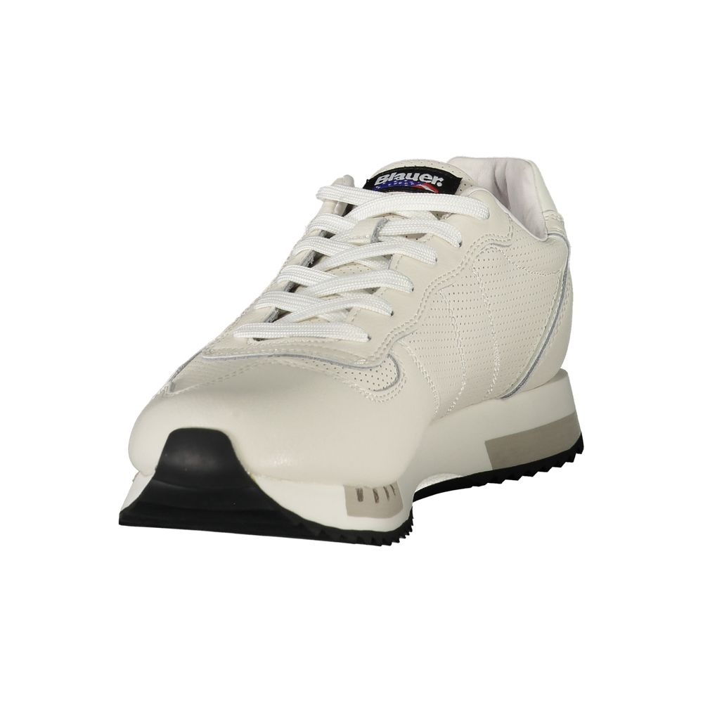 White Leather Men Sneaker