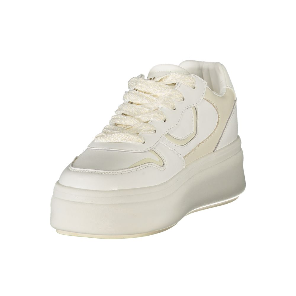 White Leather Women Sneaker