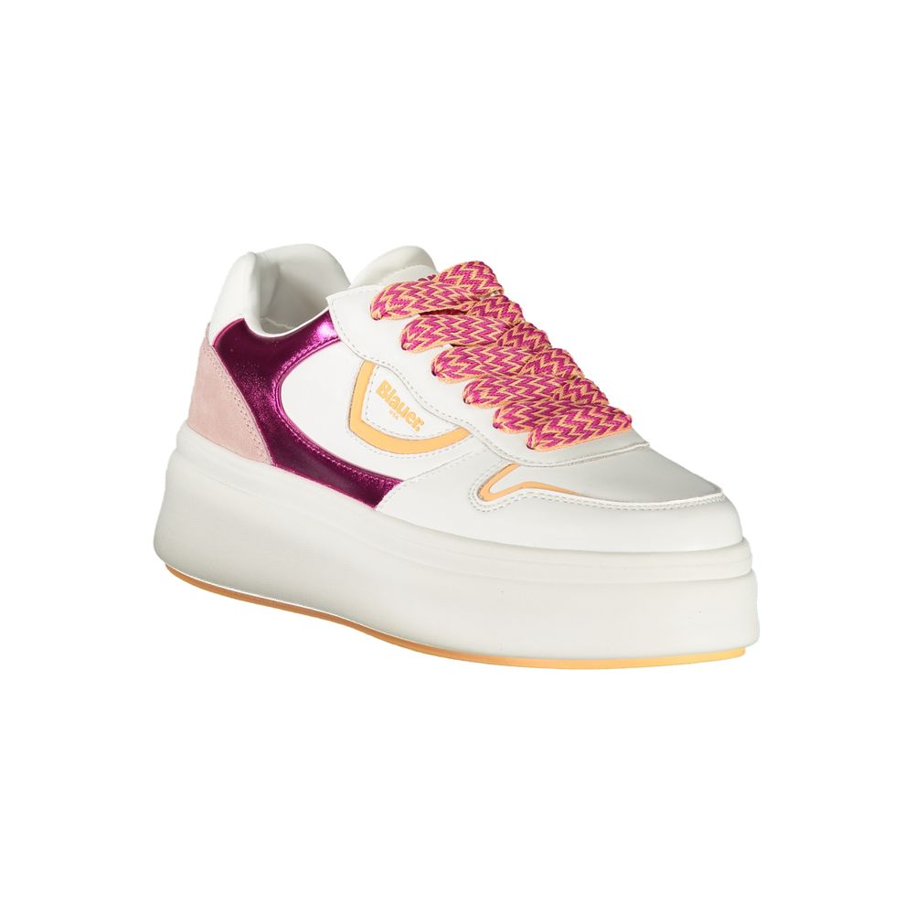 White Leather Women Sneaker