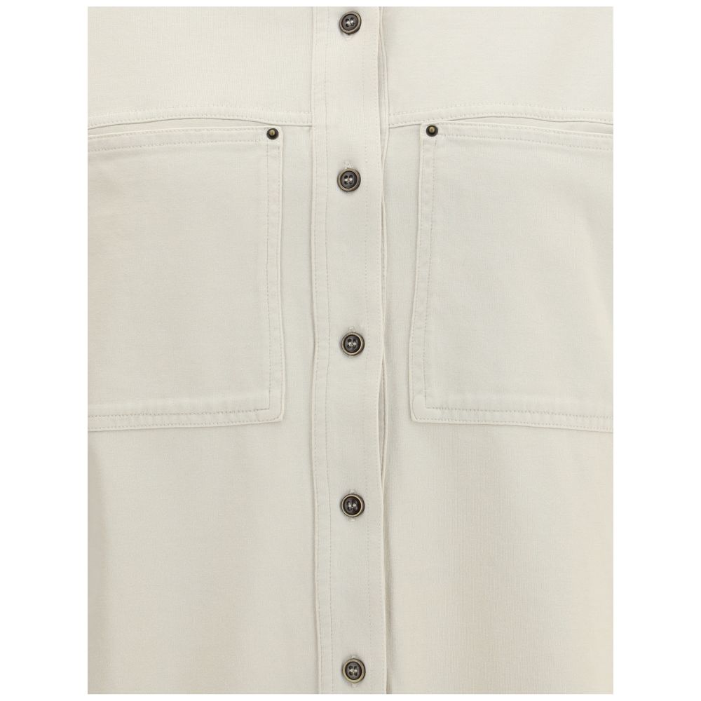 White Cotton Dress Shirt