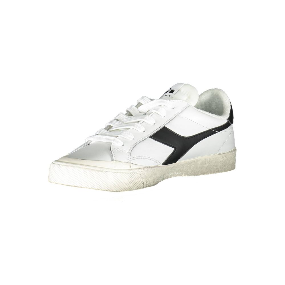 White Fabric Sneaker