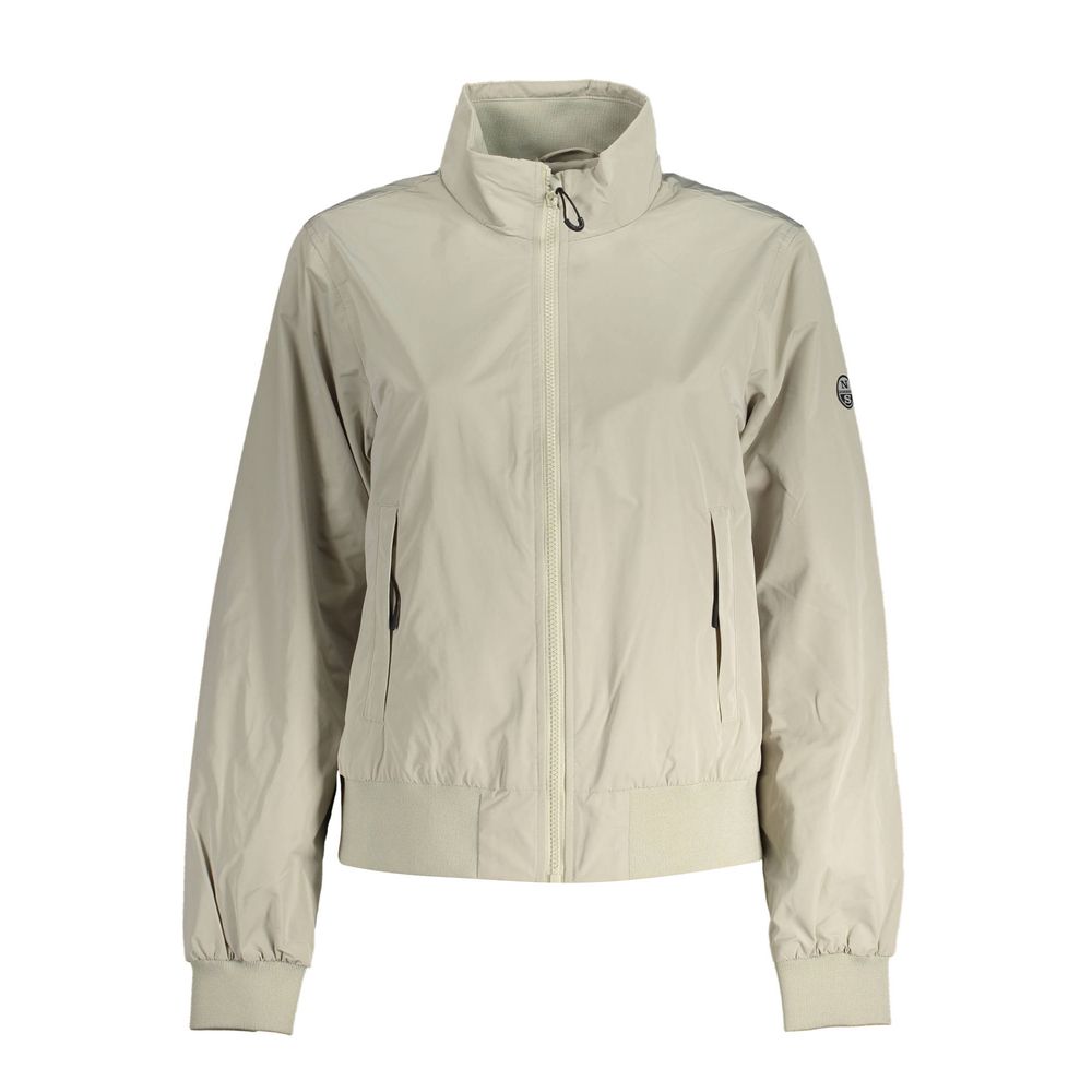 Grigio Polyester Women Jacket