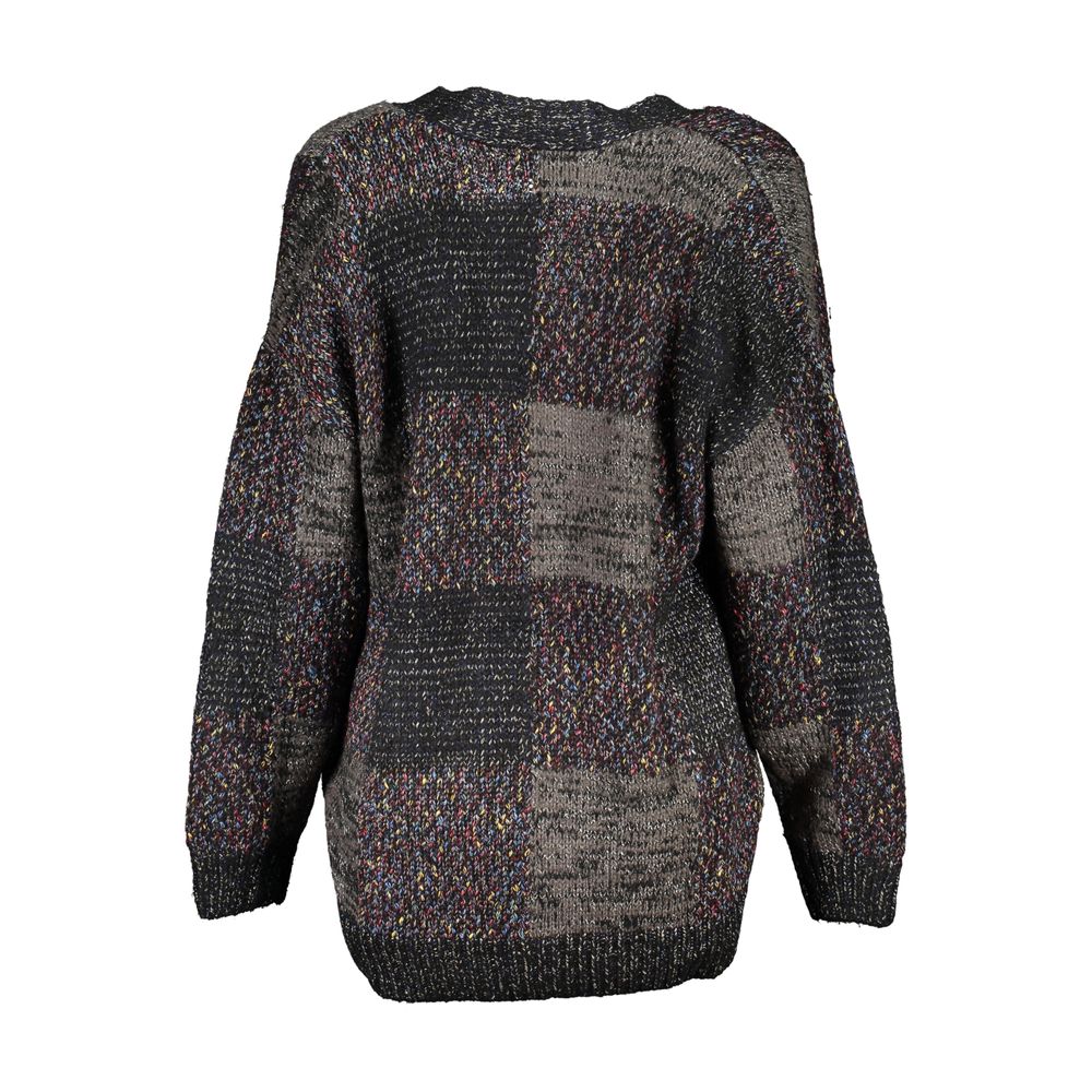 Black Polyester Sweater