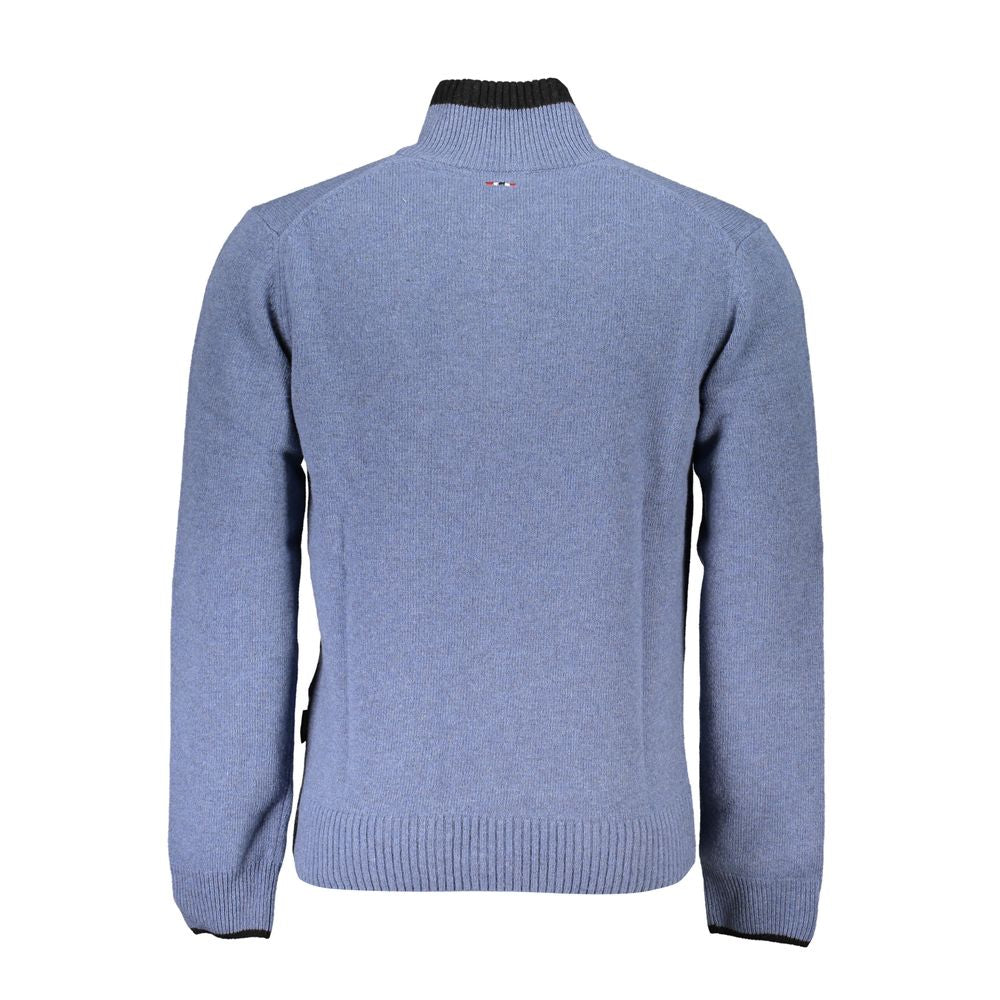 Blue Fabric Sweater