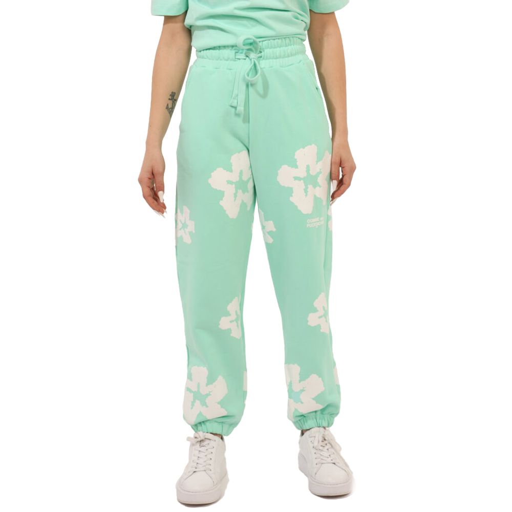 Green Cotton Women Sweatpant